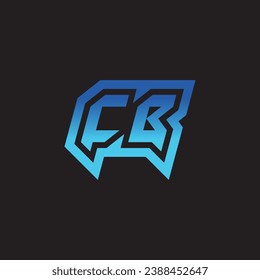 CB initial inspiration logo design esport and gaming clan ideas