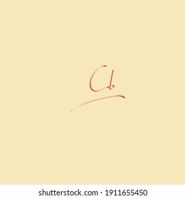 CB Initial Isolated Logo for Identity