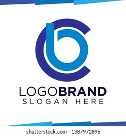 CB Initial Letter Logo Icon Vector template