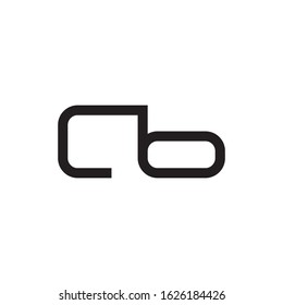 CB initial letter logo template vector icon design