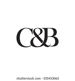 C&B Initial Logo. Ampersand Monogram Logo