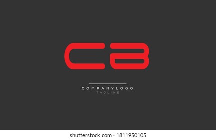 CB initials monogram letter text alphabet logo design