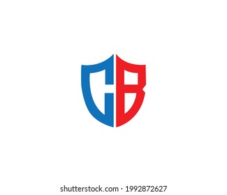 Diseño de logotipo de carta CB con vectores modernos creativos