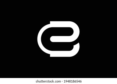 Diseño del logo de la carta CB sobre fondo de lujo. concepto de logotipo de letras de monograma BC. Diseño de iconos CB. Diseño de iconos de letras blancas elegantes y profesionales en el fondo negro.