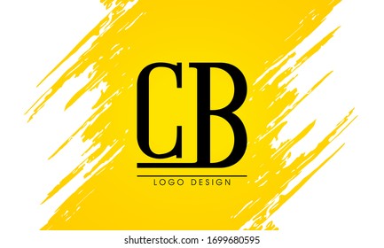 Vector de plantillas de diseño de logotipo de carta CB
