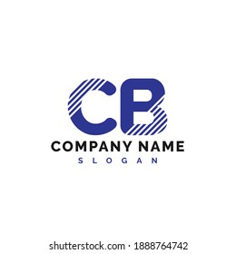 Diseño del logotipo de la carta CB. Logotipo de letra CB Ilustración vectorial - Vector