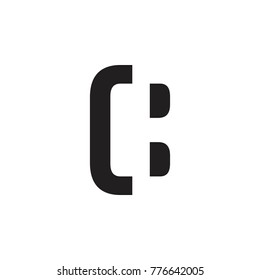 CB letter logo design vector