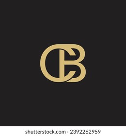 CB Letter Logo, Monogram, C and B Monogram, Design, CB Initials Letter,