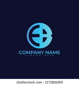 diseño de ilustración vectorial del logotipo de la letra CB