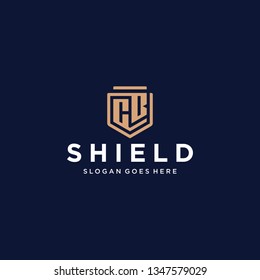 CB letter shield icon