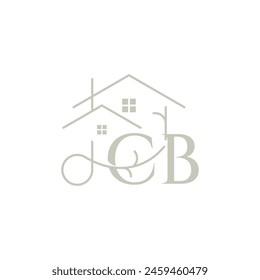 CB logo with a home form element which means a real estate company
