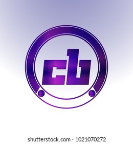 CB Logo, Metal Logo, purple Logo, Monogram,