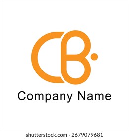 CB logo vector illustration with modern concept suitable for company or corporate design
