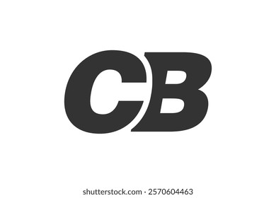 CB Techno Editable Font Logo For Corporate Branding. Bold, Futuristic Design With Unique Typographic Ideas. Minimal Custom Type And Dynamic Letter Variations For Promotion, Printing, And Book Titles