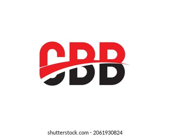 Letra CBB Ilustración del vector de diseño del logotipo inicial
