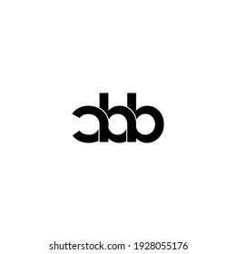cbb letter original monogram logo design