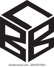 CBB Polygon logo design, icon, symbol, vector file