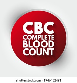 CBC - Abkürzung für vollständige Blutzählung, medizinischer Hintergrund