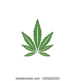CBD Cannabis Marijuana logo vector icon template for CBD Cannabidiol Cannabis Hemp Marijuana Bussiness Consulting Health Company.