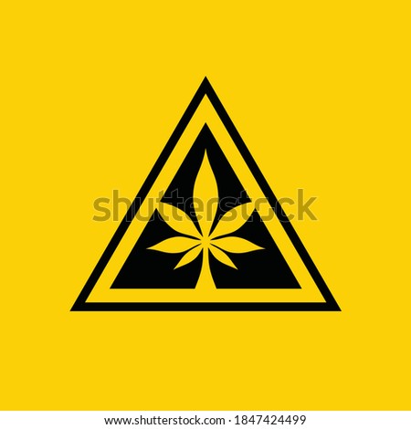 CBD Hemp marijuana logo ispiration