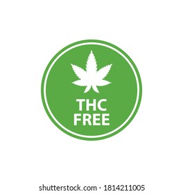 Logo de CBD Hemp Oil. THC Icono de aceite de cannabis para uso médico gratuito