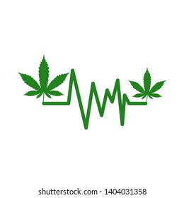CBD Hemp Oil Vector Logo Template For icon Medical Industrial