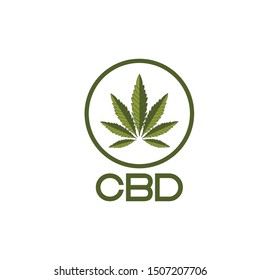 CBD logo icon vector template