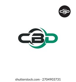 Letras do logotipo CBD Acrônimo Iniciais