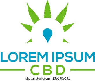 CBD logo vectors, design template