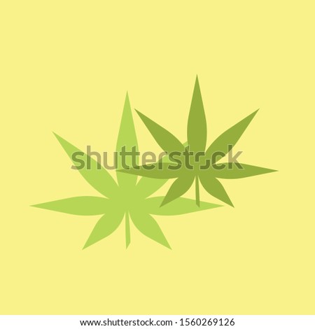 CBD modern design leaf logo