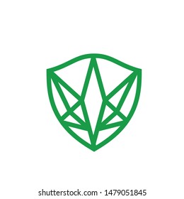 CBD Need Logo Leaf For Health
