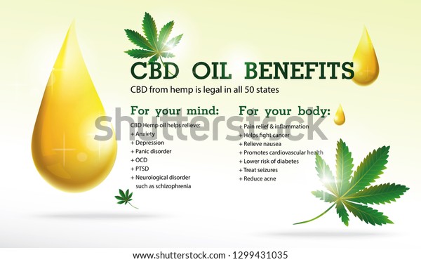 Cbd Oil Benefitsmedical Uses Cbd Oil Stock Vector Royalty Free 1299431035 Shutterstock 8770