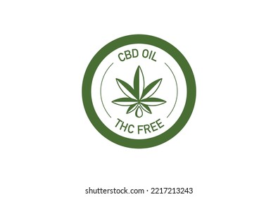 ilustración vectorial de icono de aceite cbd 