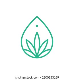 CBD Oil logo for depression and self treatment learning center logo.