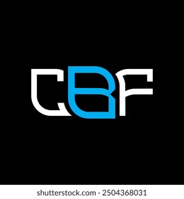 Diseño del logotipo de CBF, logotipo simple y moderno de CBF. Diseño de alfabeto de lujo CBF  