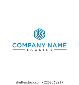 Logo de la letra CBG en forma de hexágonos y logotipos de cubo con diseños de letras para identidad corporativa