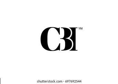 CBI Logo Branding Letter. Vector graphic design. Useful as app icon, alphabet combination, clip-art, and etc.