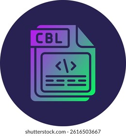 CBL Glyph Circle Gradient Icon