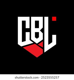 Diseño abstracto del logotipo de la letra de CBL. CBL diseño único. CBL
