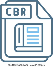 CBR Line Two Colour Icon