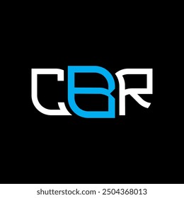 CBR logo design, CBR simple and modern logo. CBR luxurious alphabet design  