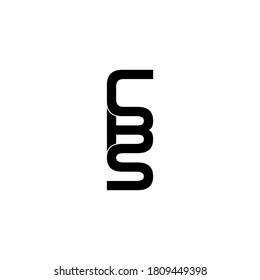 Cbs Letter Original Monogram Logo Design