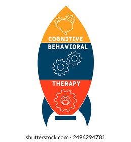 TCC - siglas de terapia cognitivo-conductual. Concepto médico de fondo. concepto de Ilustración vectorial con Palabras claves e íconos. ilustración de letras con íconos para Anuncio de Web, volante, aterrizaje