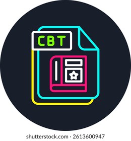 CBT Line Multi Colour Circle