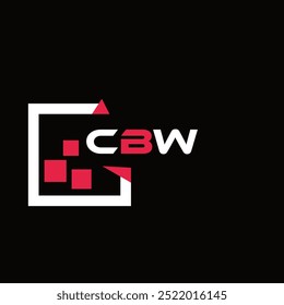 CBW criativa logotipo de letra minimalista. CBW vetor exclusivo iniciais alfabeto letra logotipo design
