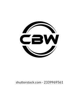 CBW Logo Design, Inspiration for a Unique Identity. Modern Elegance and Creative Design. Watermark Your Success with the Striking this Logo.