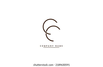 CC Abstract Letters Logo Monogram