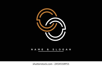 CC Abstract Letters Logo Monogram