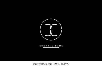 CC, CC Letras Abstractas Logo Monograma