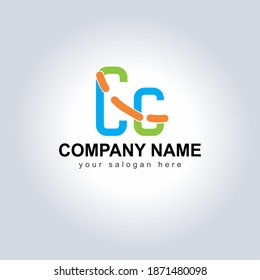 Símbolo de alfabeto CC para identidad empresarial corporativa. Resumen de diseño de logotipo.Plantilla de logotipo vector. Logotipo de negocio premium. símbolo de monograma mínimo creativo. Vector universal elegante.